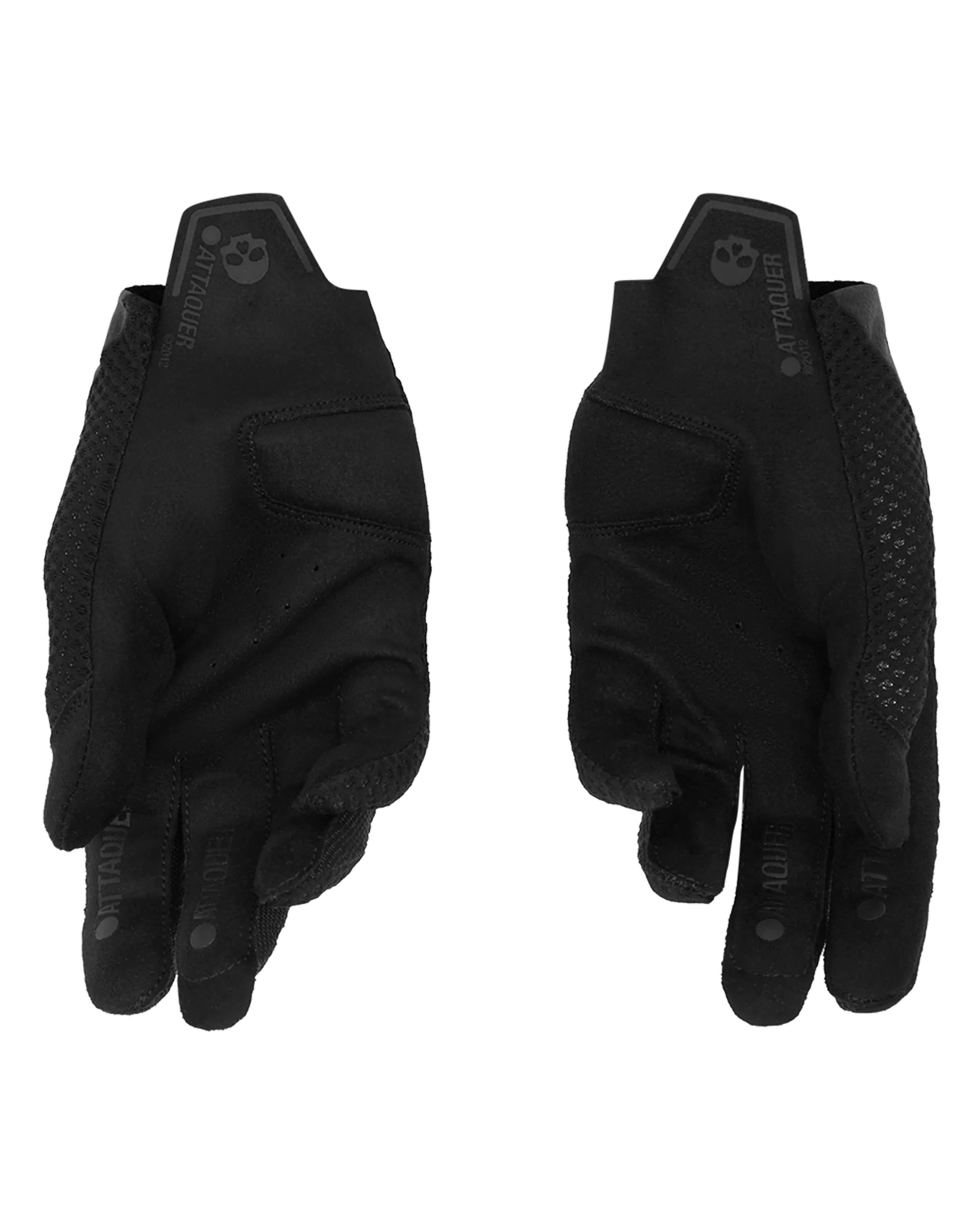 Summer Mesh Logo Gloves Black-Attaquer-Attaquer