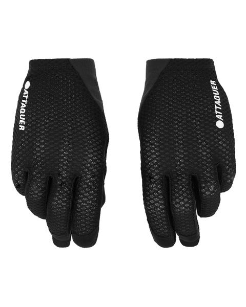 mesh bicycle gloves Summer Mesh Logo Gloves Black