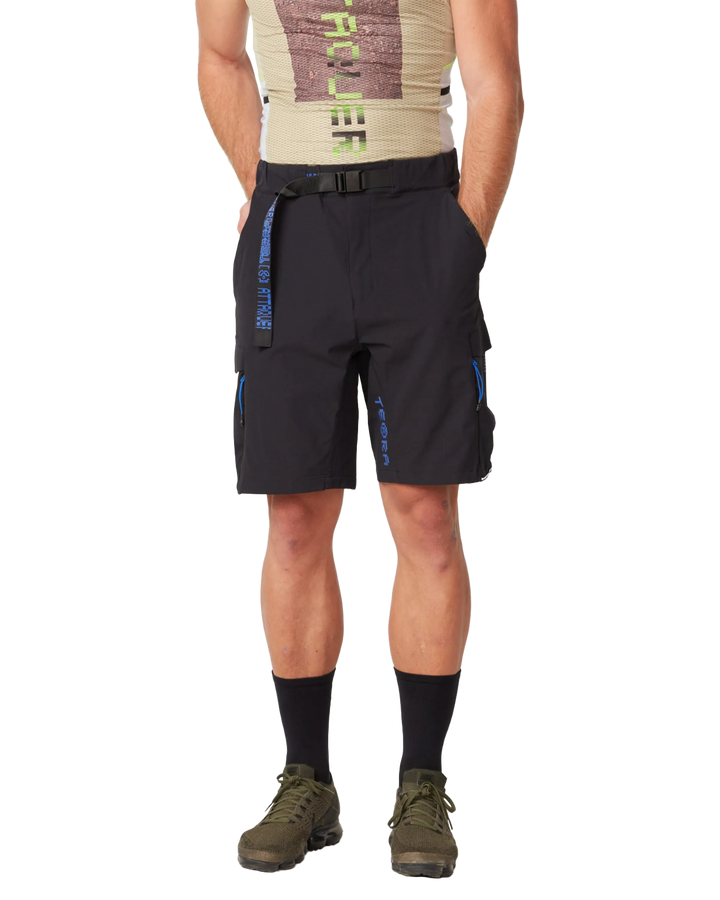 Terra Cargo Shorts Black-Attaquer-Attaquer