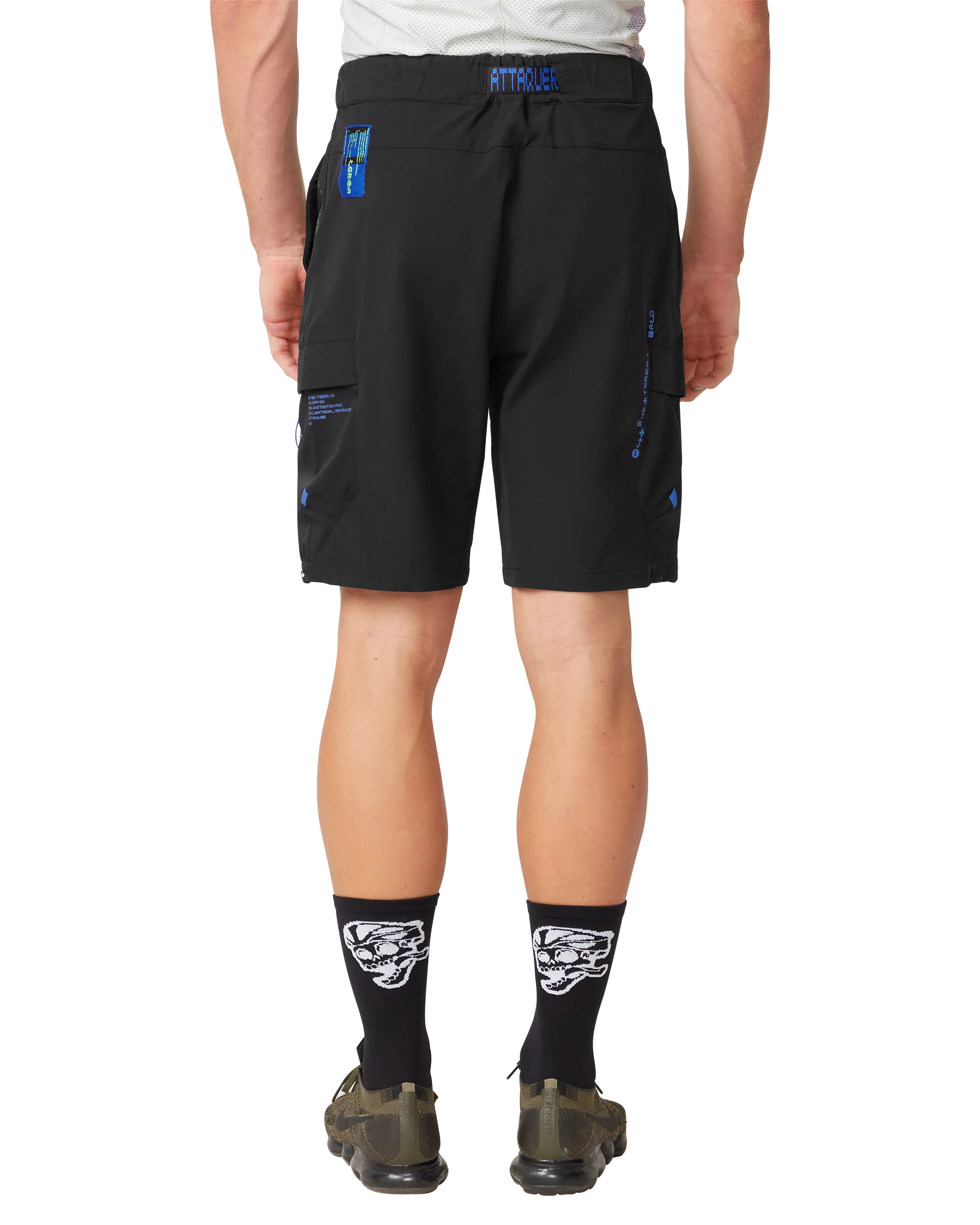 Terra Cargo Shorts Black-Attaquer Dead Stock-Attaquer