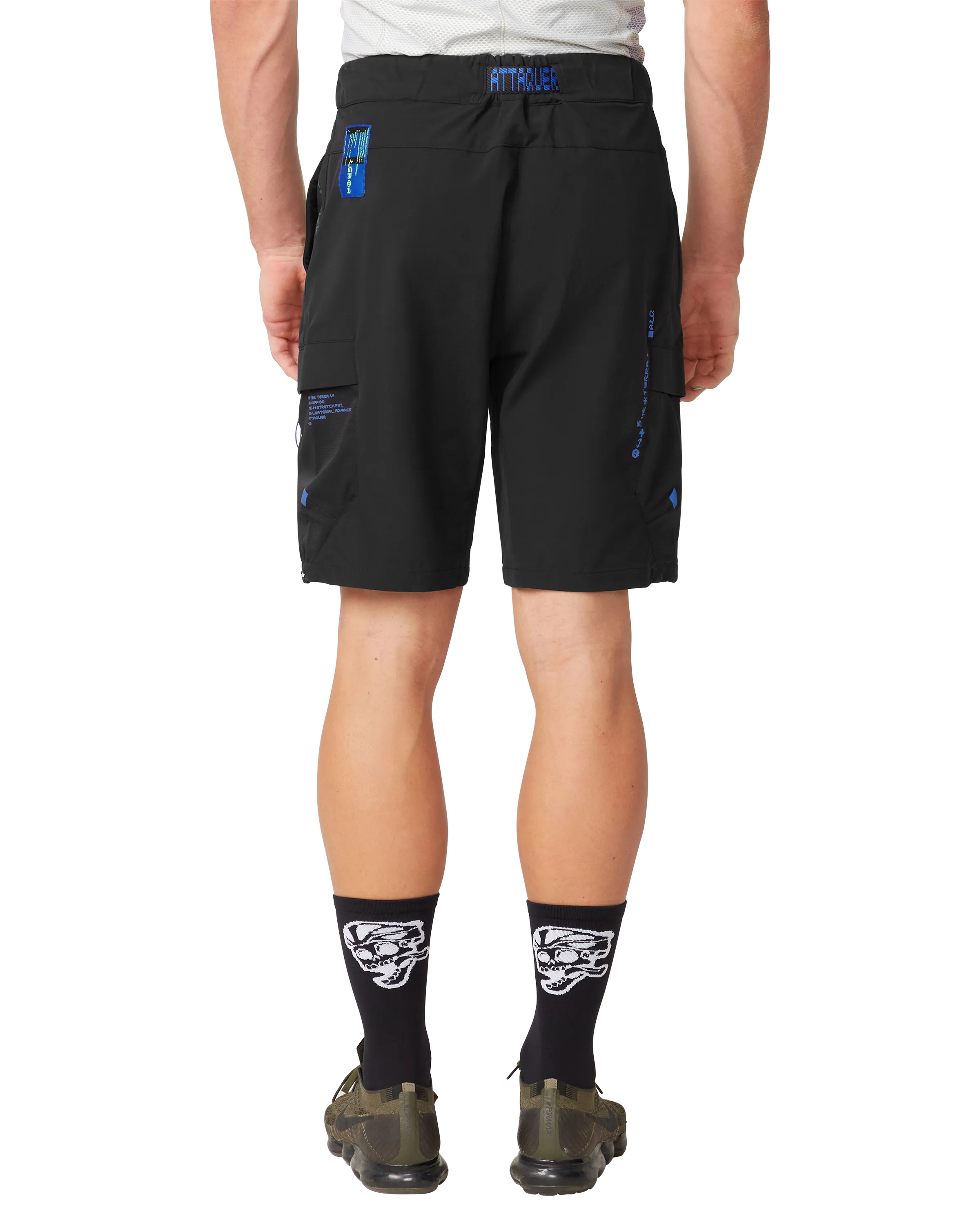 Terra Cargo Shorts Black-Attaquer Dead Stock-Attaquer