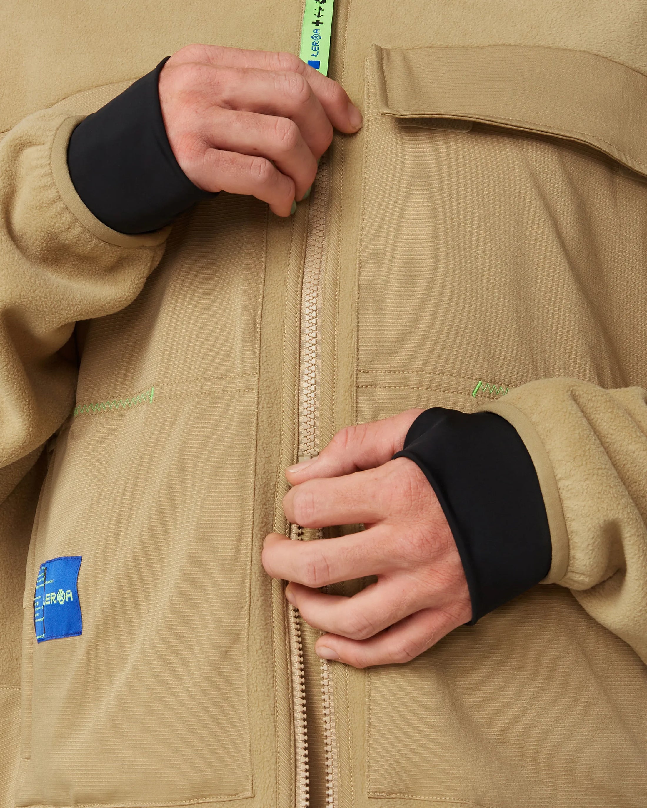 Terra Fleece Jacket Sand-Attaquer-Attaquer