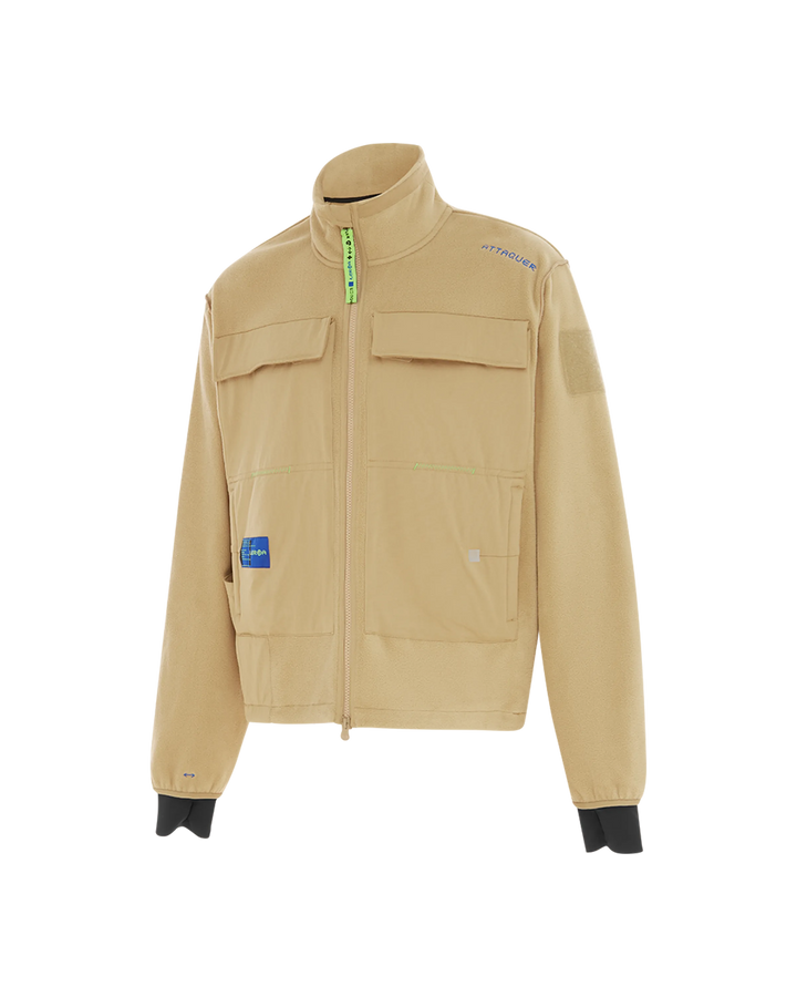 Terra Fleece Jacket Sand-Attaquer feature display pdp-hide