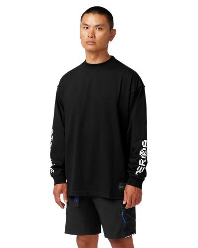 Terra LS Black T-Shirt-Attaquer-Attaquer