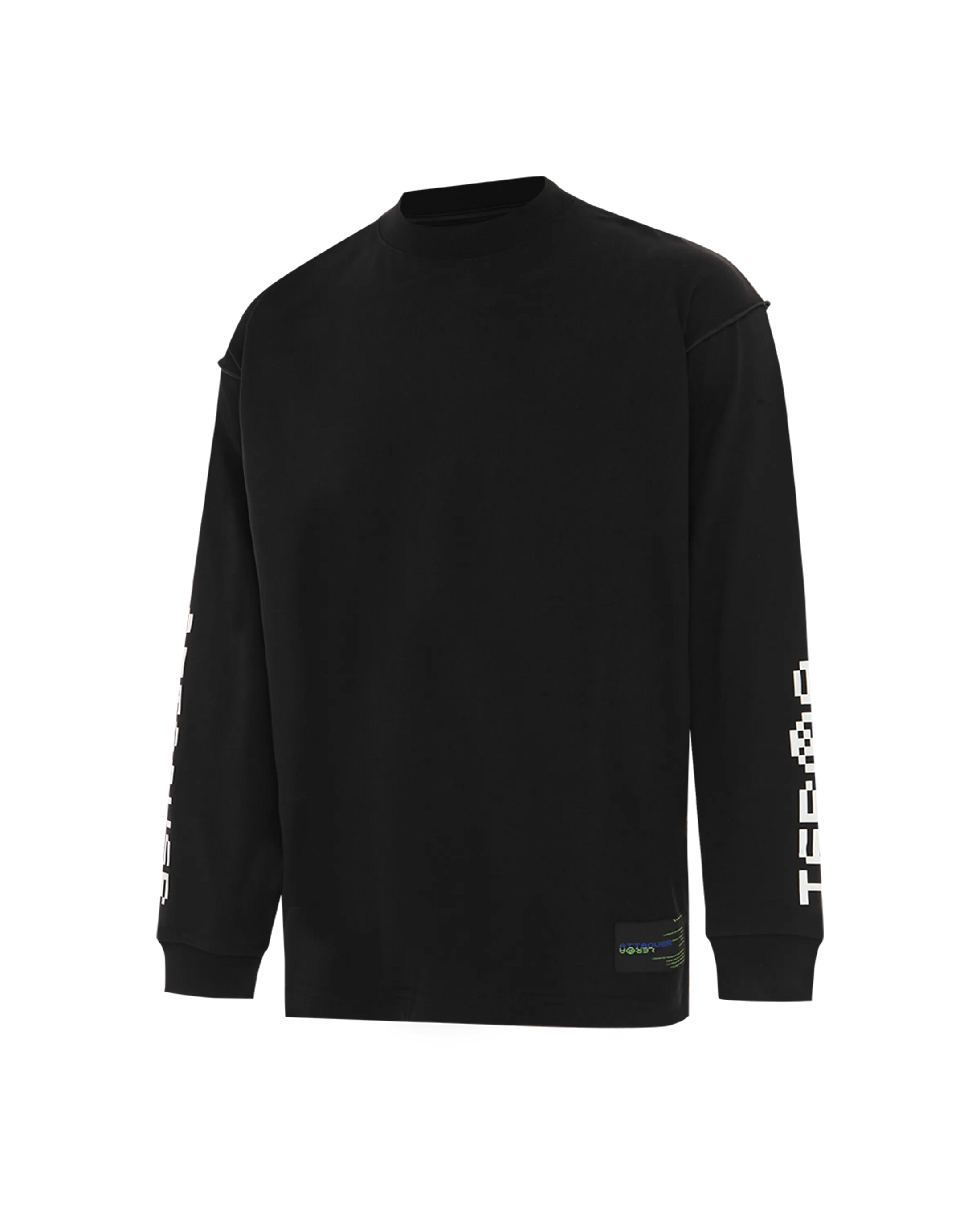 Attaquer Terra LS Black Tee display feature