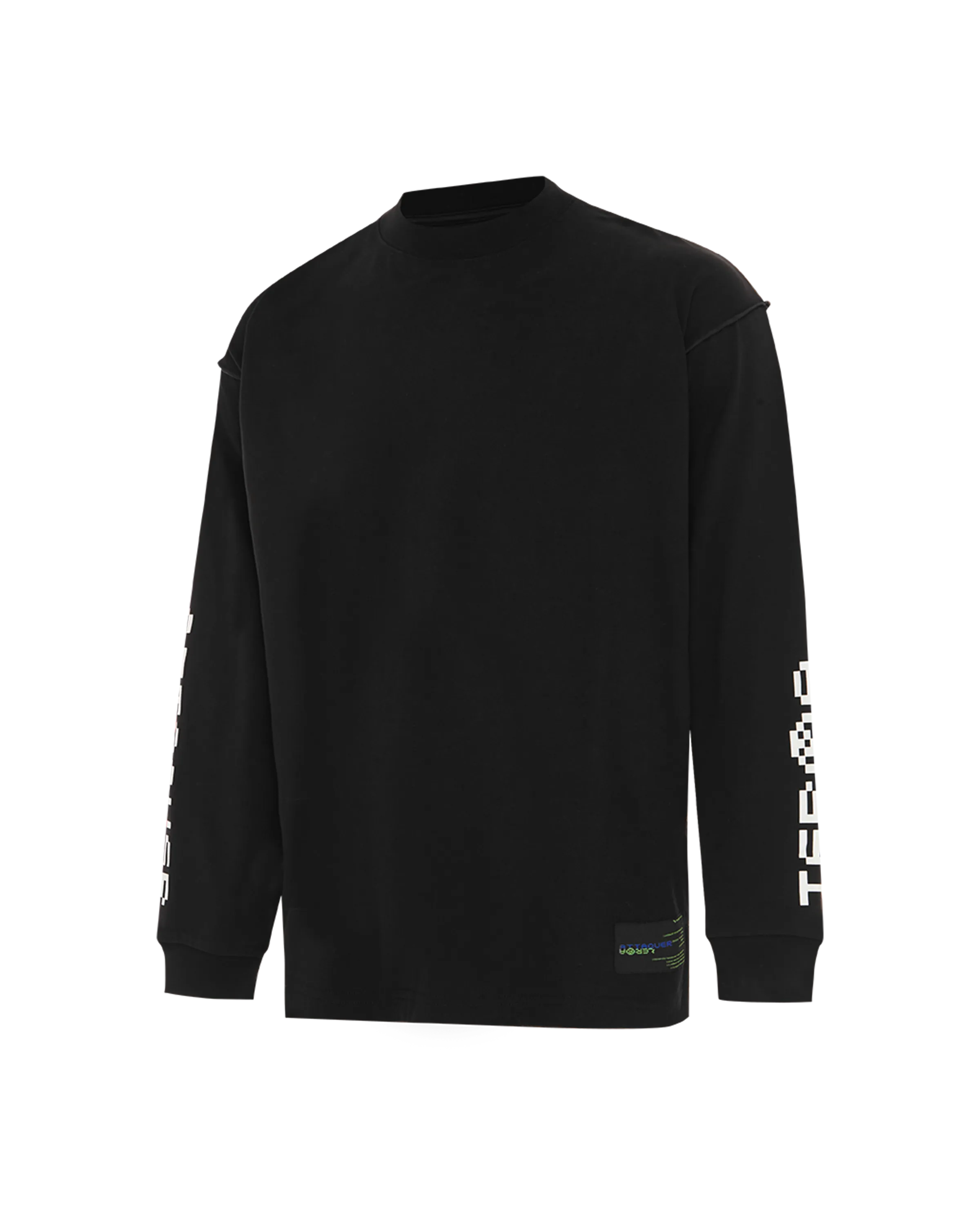 Attaquer Terra LS Black Tee display feature