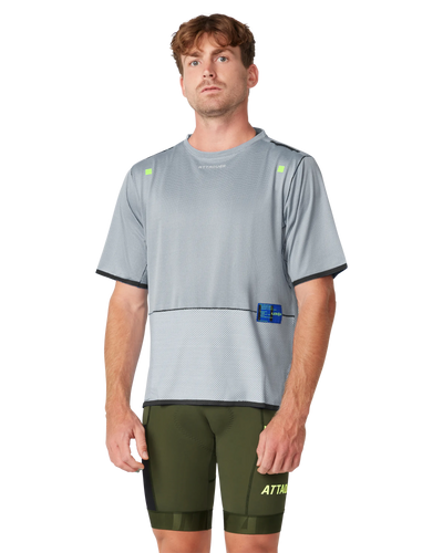 Terra Short Sleeved Tech Tee Black-Attaquer Dead Stock-Attaquer
