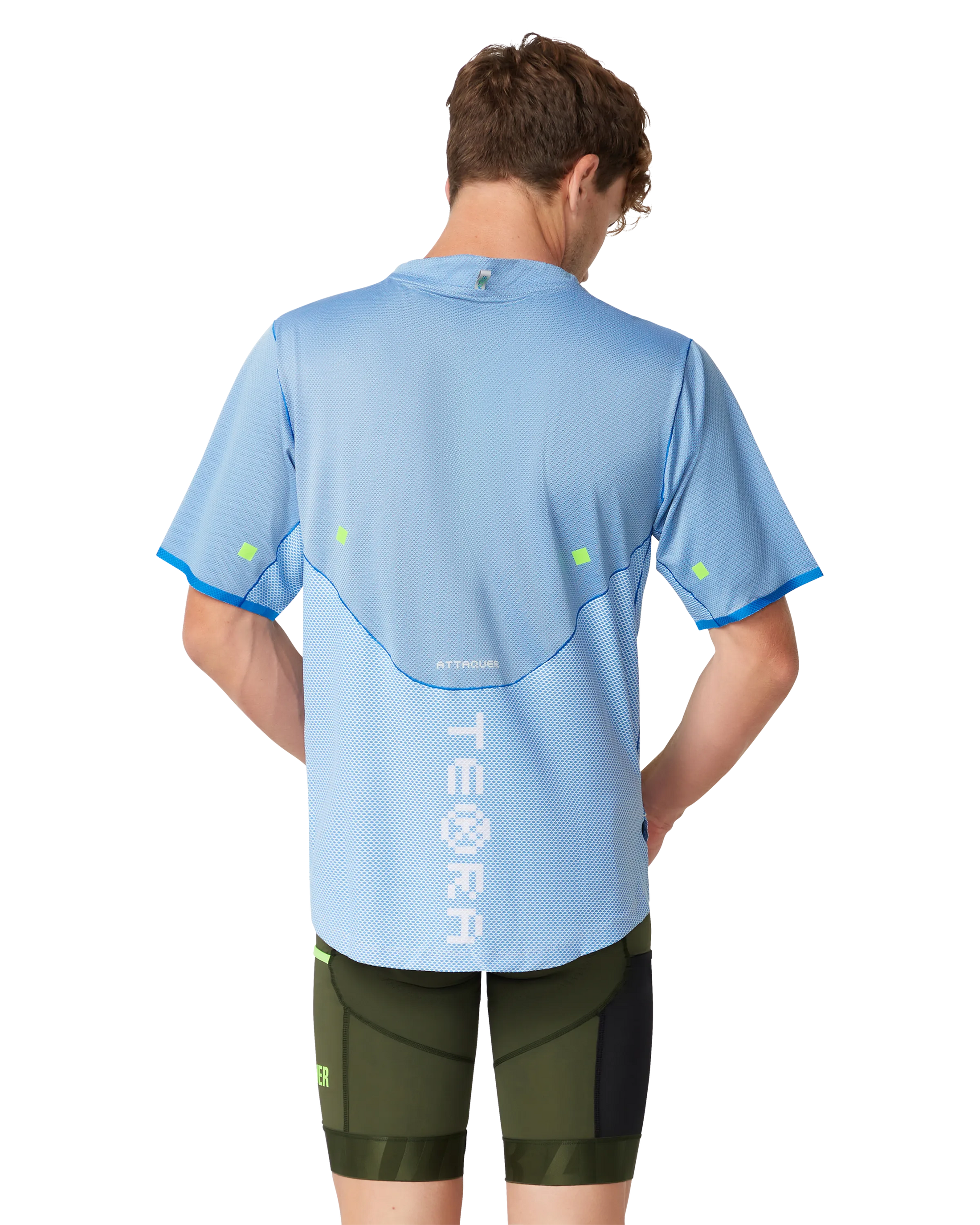 Terra Short Sleeved Tech Tee Blue-Attaquer Dead Stock-Attaquer