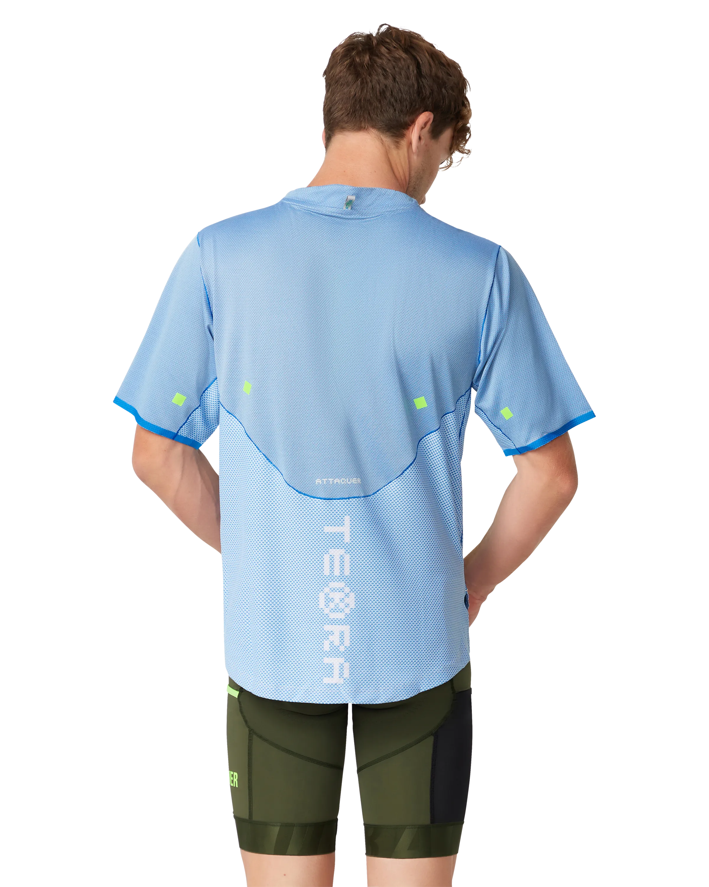 Terra Short Sleeved Tech Tee Blue-Attaquer Dead Stock-Attaquer