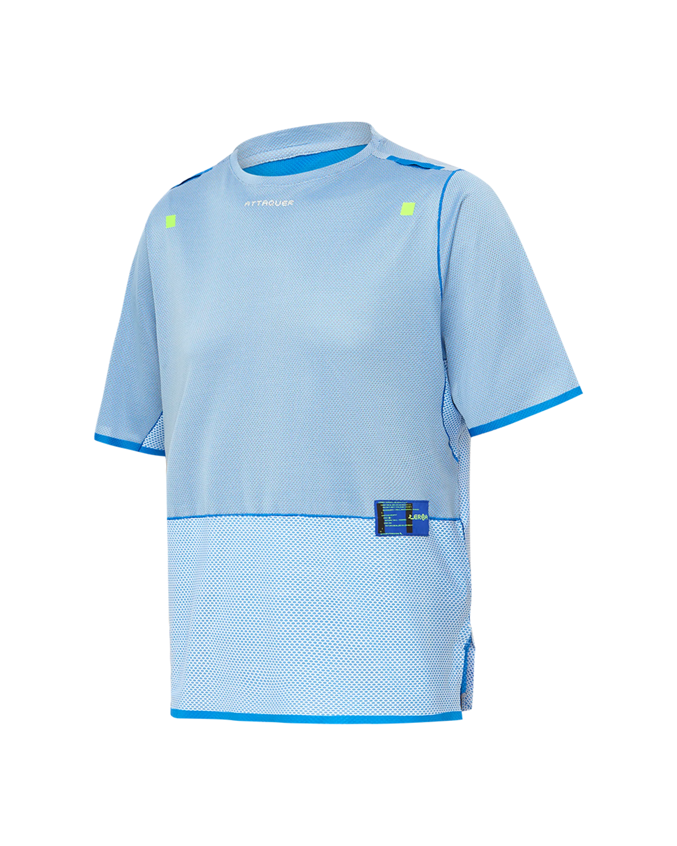 Attaquer Terra Short Sleeved Tech Tee Blue display feature