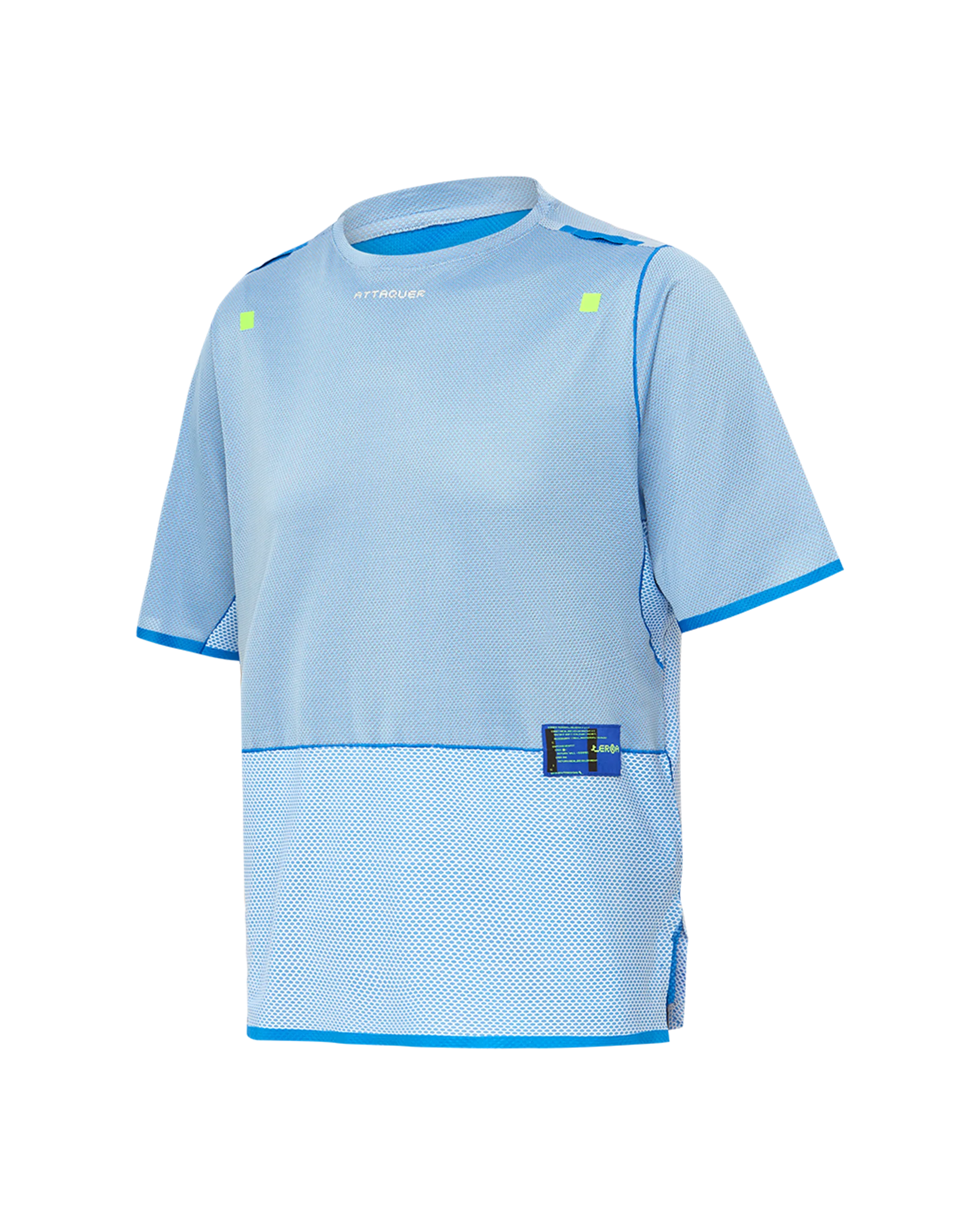 Attaquer Terra Short Sleeved Tech Tee Blue display feature
