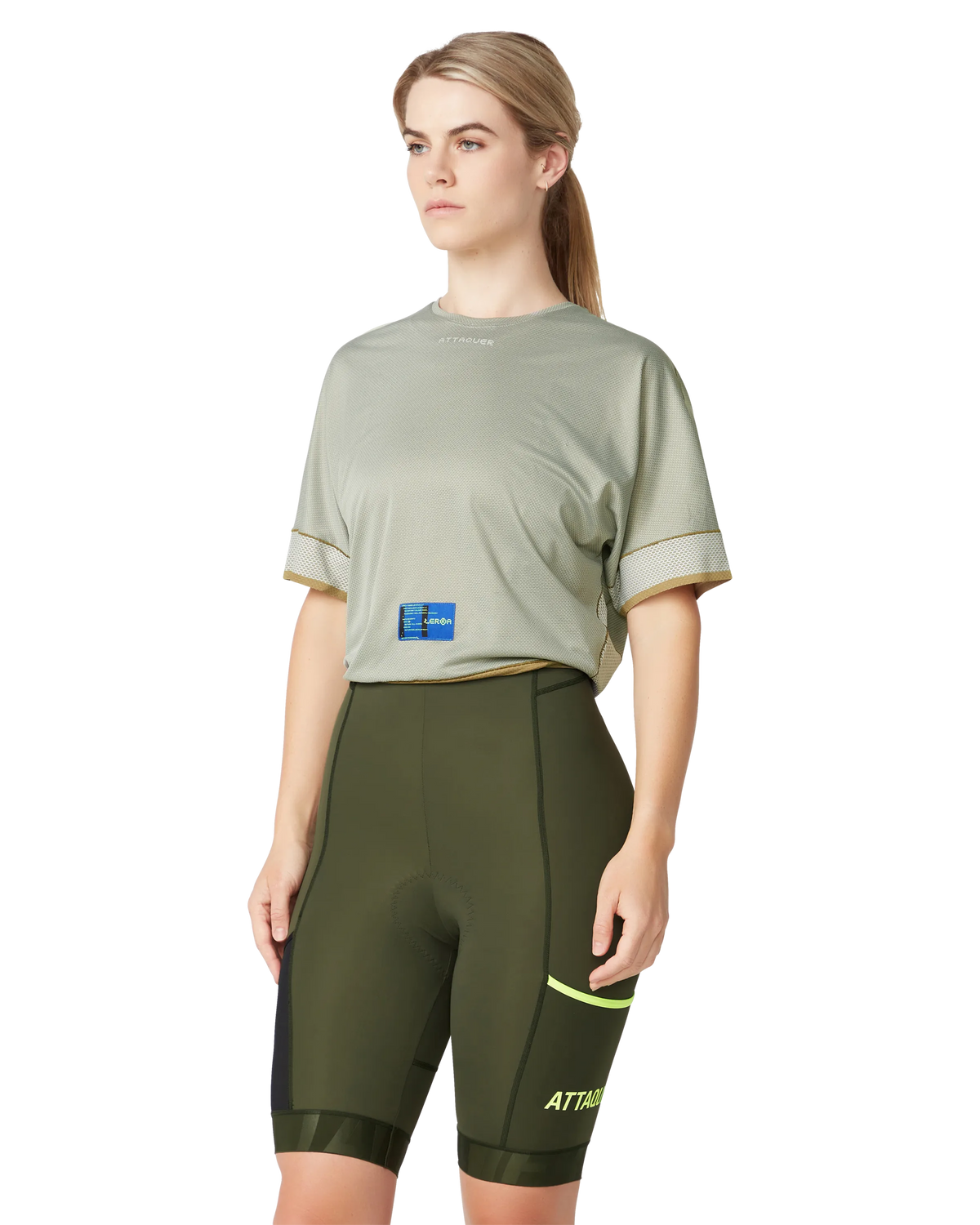 Terra Womens Crop Tech Tee Sand-Attaquer Dead Stock-Attaquer
