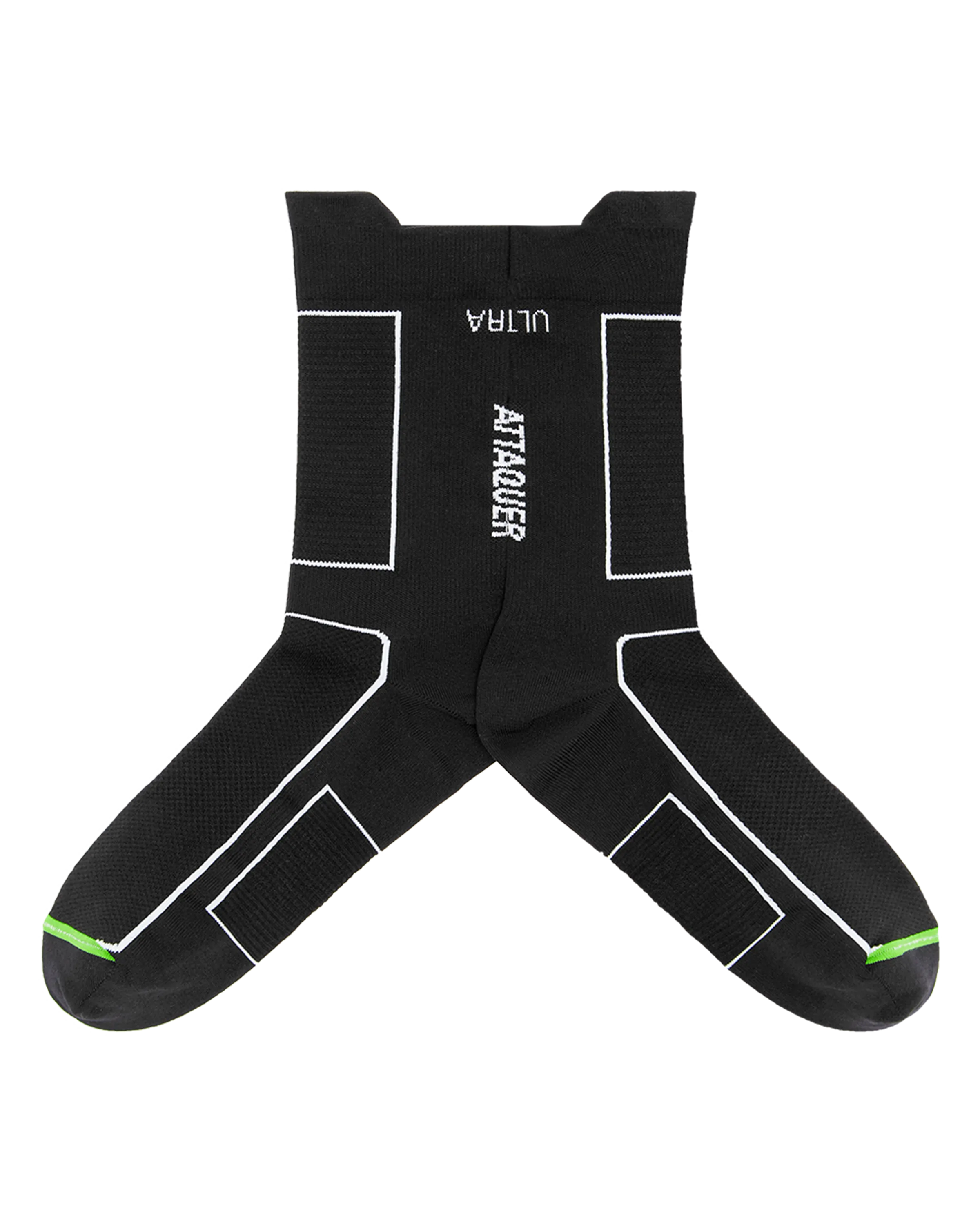 ULTRA: Aero Block Socks Black-Attaquer-Attaquer