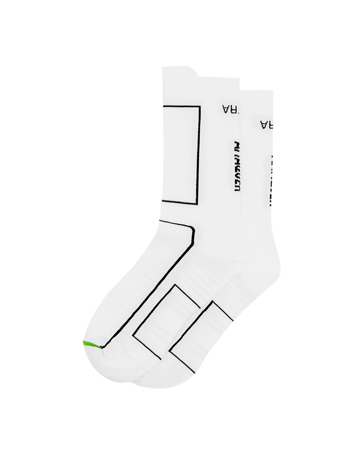 ULTRA: Aero Block Socks White