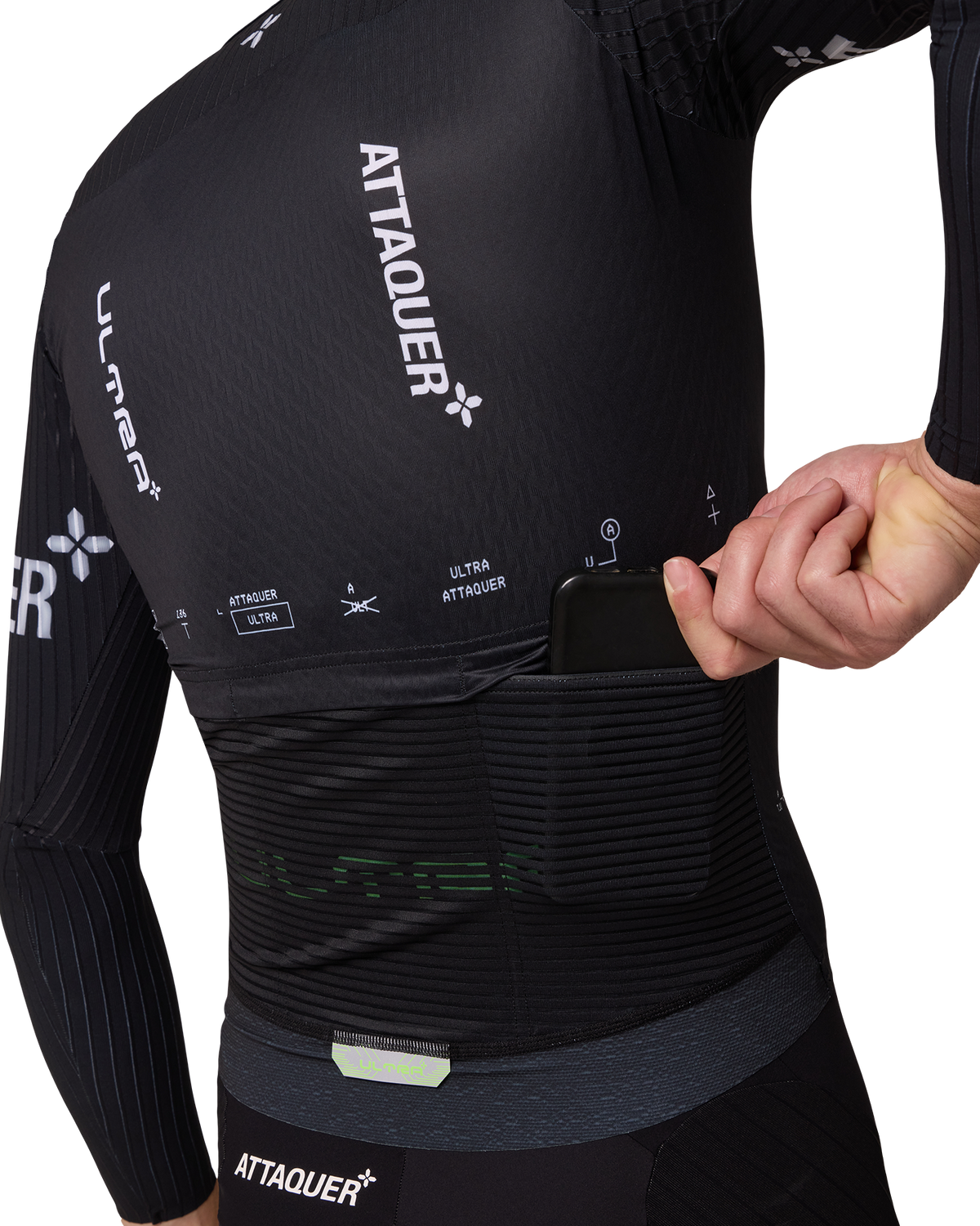 ULTRA Aero Long Sleeve Jersey Black-Attaquer-Attaquer