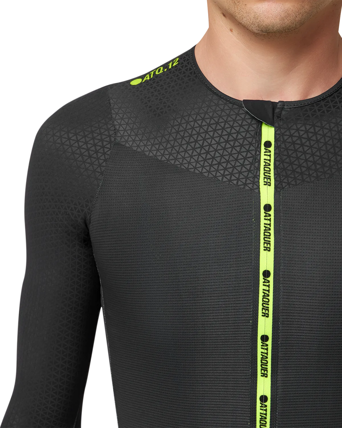 ULTRA: Aero Long Sleeved Jersey Anthracite/Lime-Attaquer-Attaquer