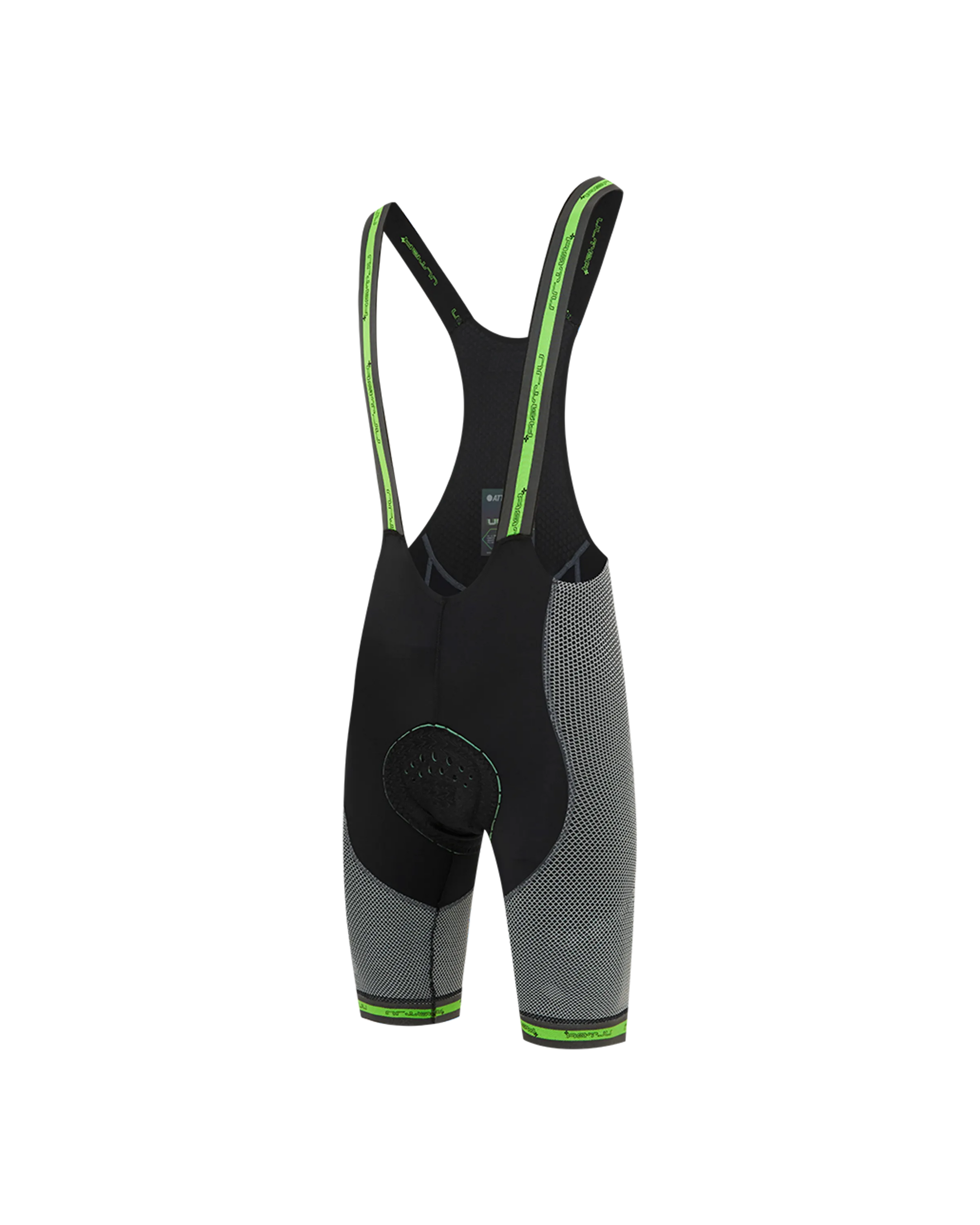 ULTRA: Climbers Bib Short Black/Neon Green-Attaquer-Attaquer