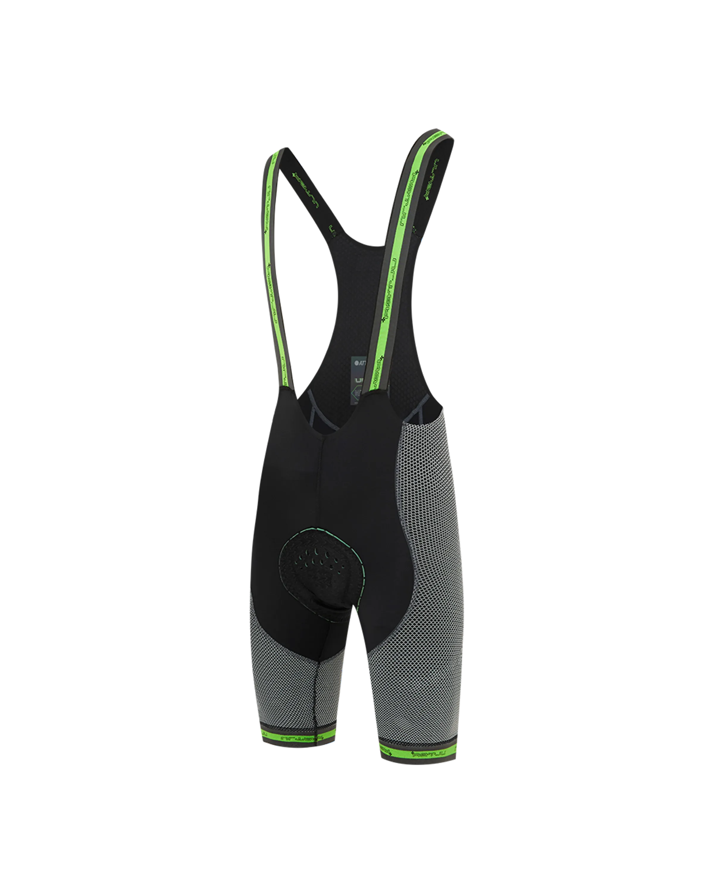 ULTRA: Climbers Bib Short Black/Neon Green-Attaquer-Attaquer