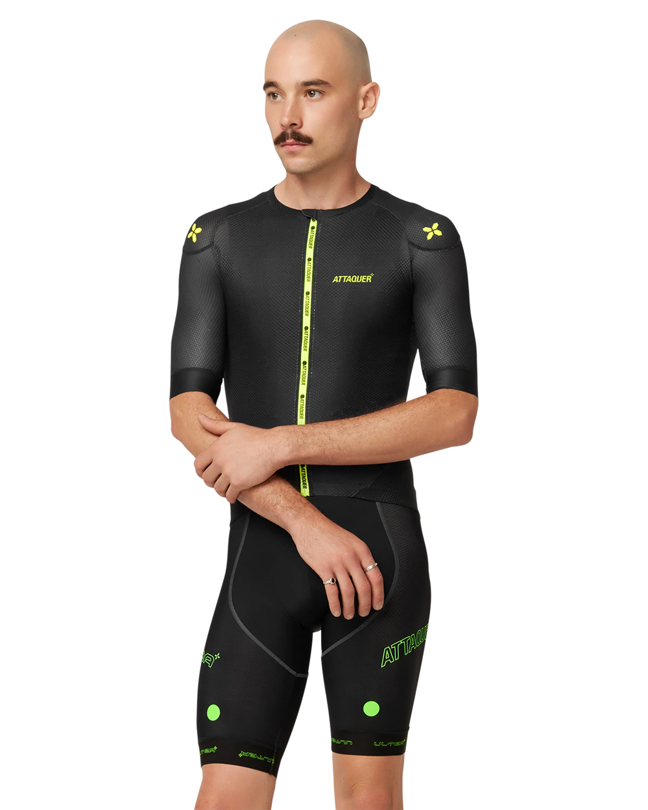 ULTRA: Climbers Jersey Black/Acid Lime-Attaquer-Attaquer