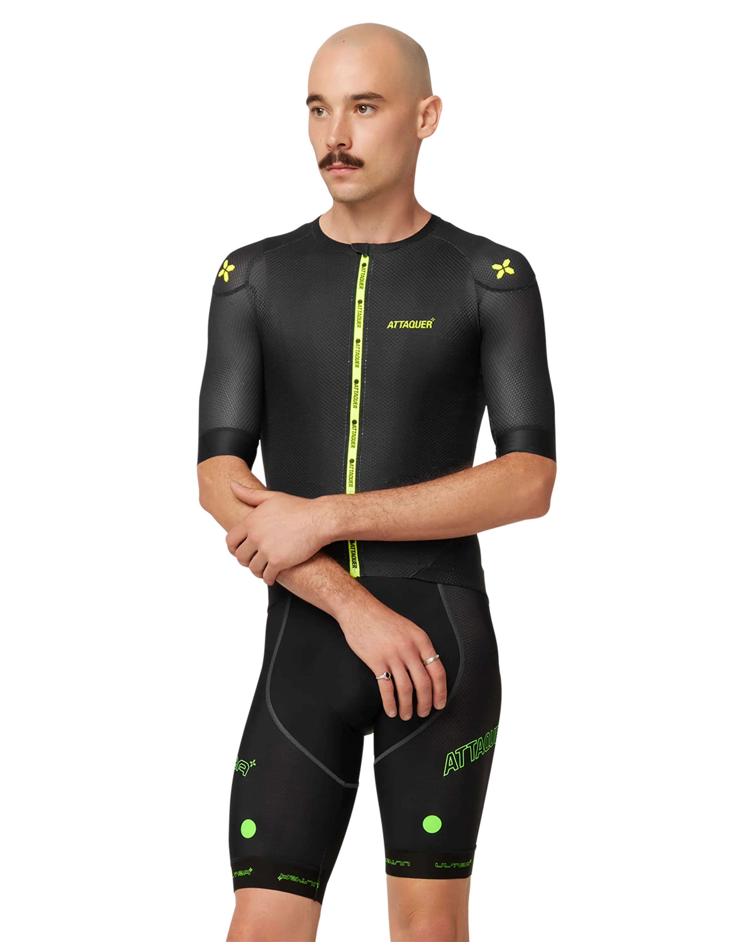 ULTRA: Climbers Jersey Black/Acid Lime-Attaquer-Attaquer