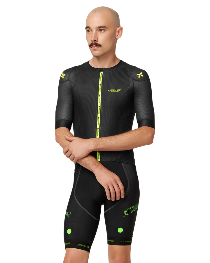 ULTRA: Climbers Jersey Black/Acid Lime-Attaquer-Attaquer