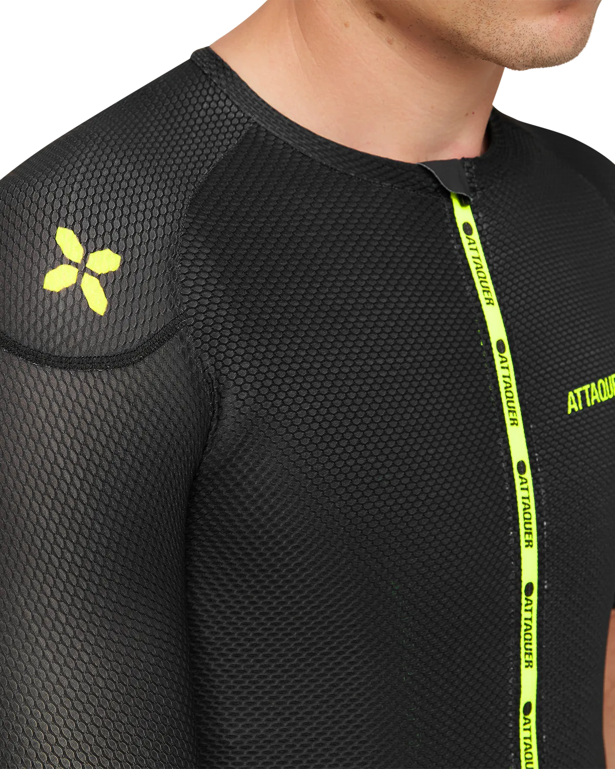 ULTRA: Climbers Jersey Black/Acid Lime-Attaquer-Attaquer