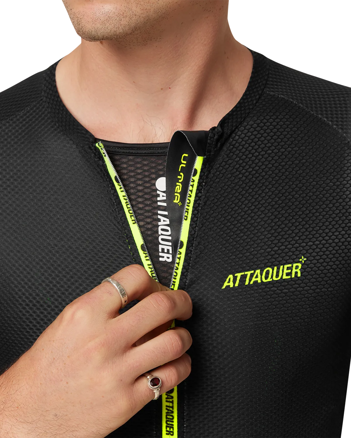 ULTRA: Climbers Jersey Black/Acid Lime-Attaquer-Attaquer