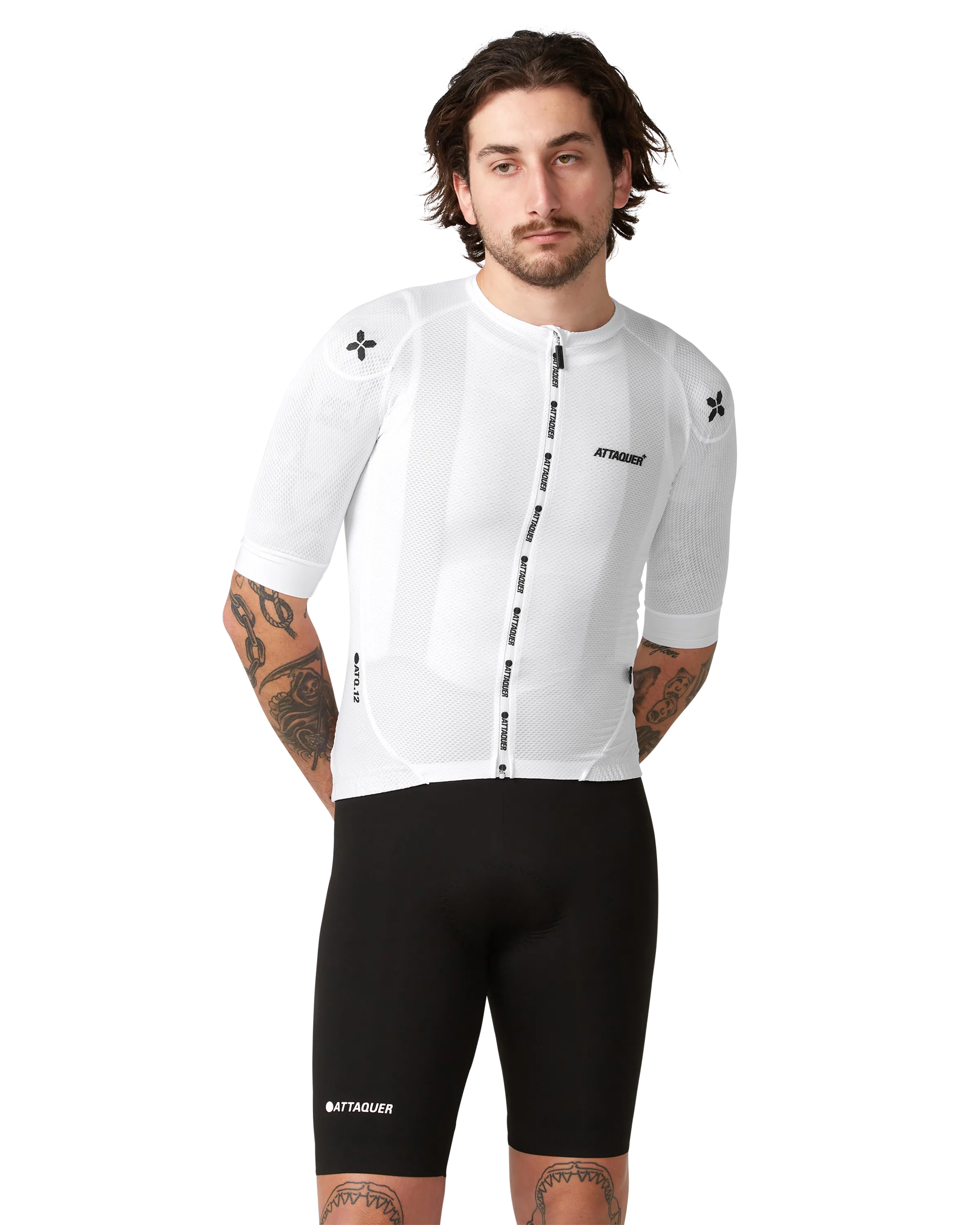 ULTRA: Climbers Jersey White-Attaquer-Attaquer