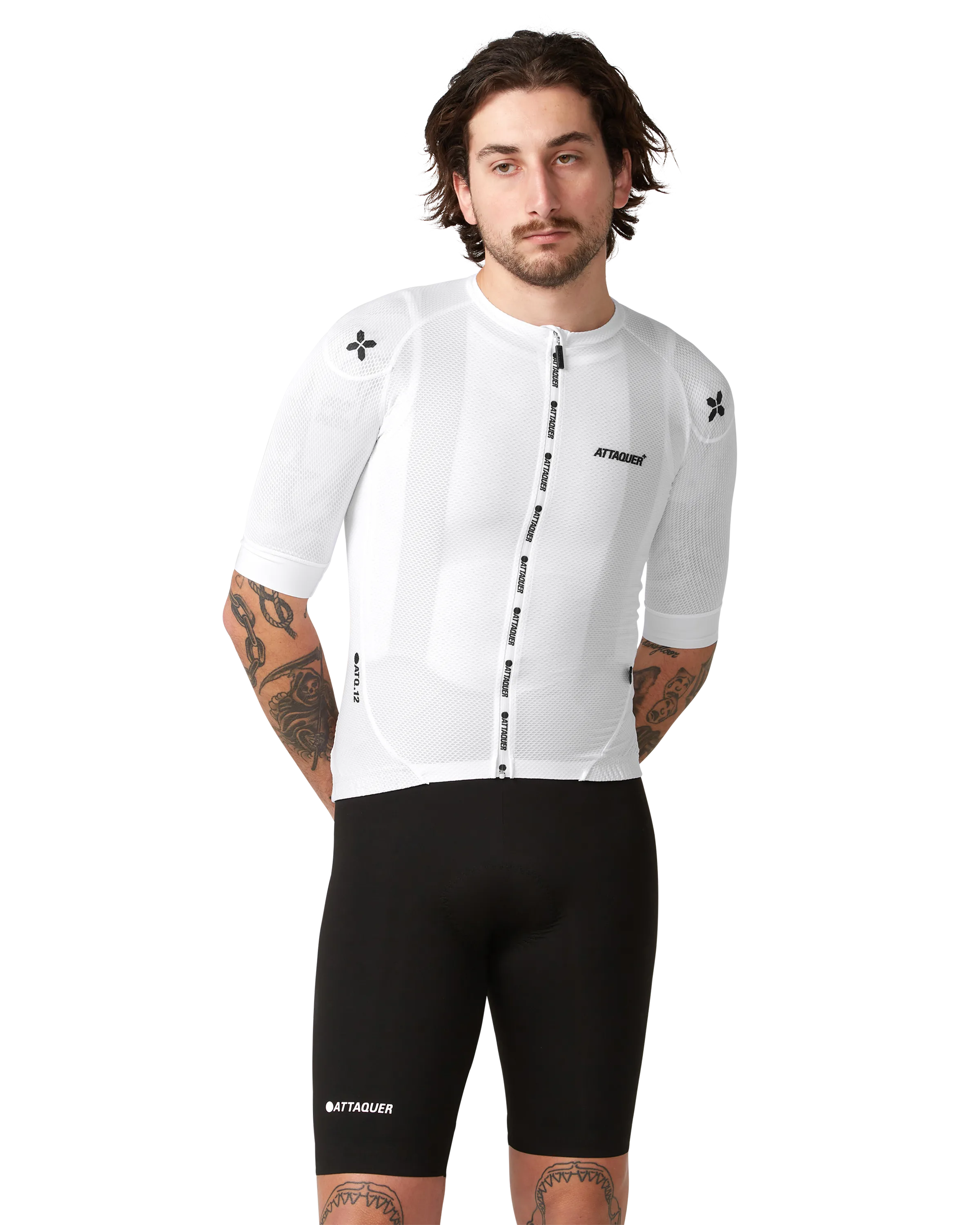 ULTRA: Climbers Jersey White-Attaquer-Attaquer