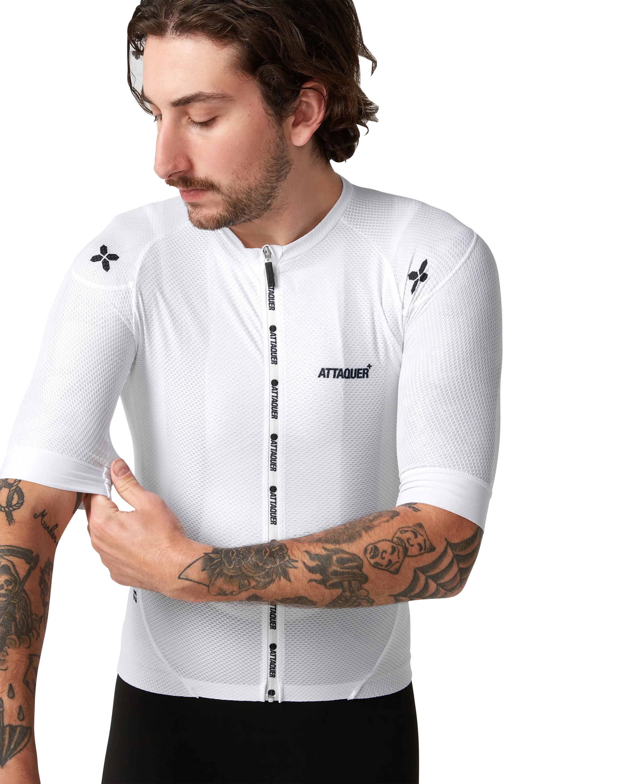 ULTRA: Climbers Jersey White-Attaquer-Attaquer
