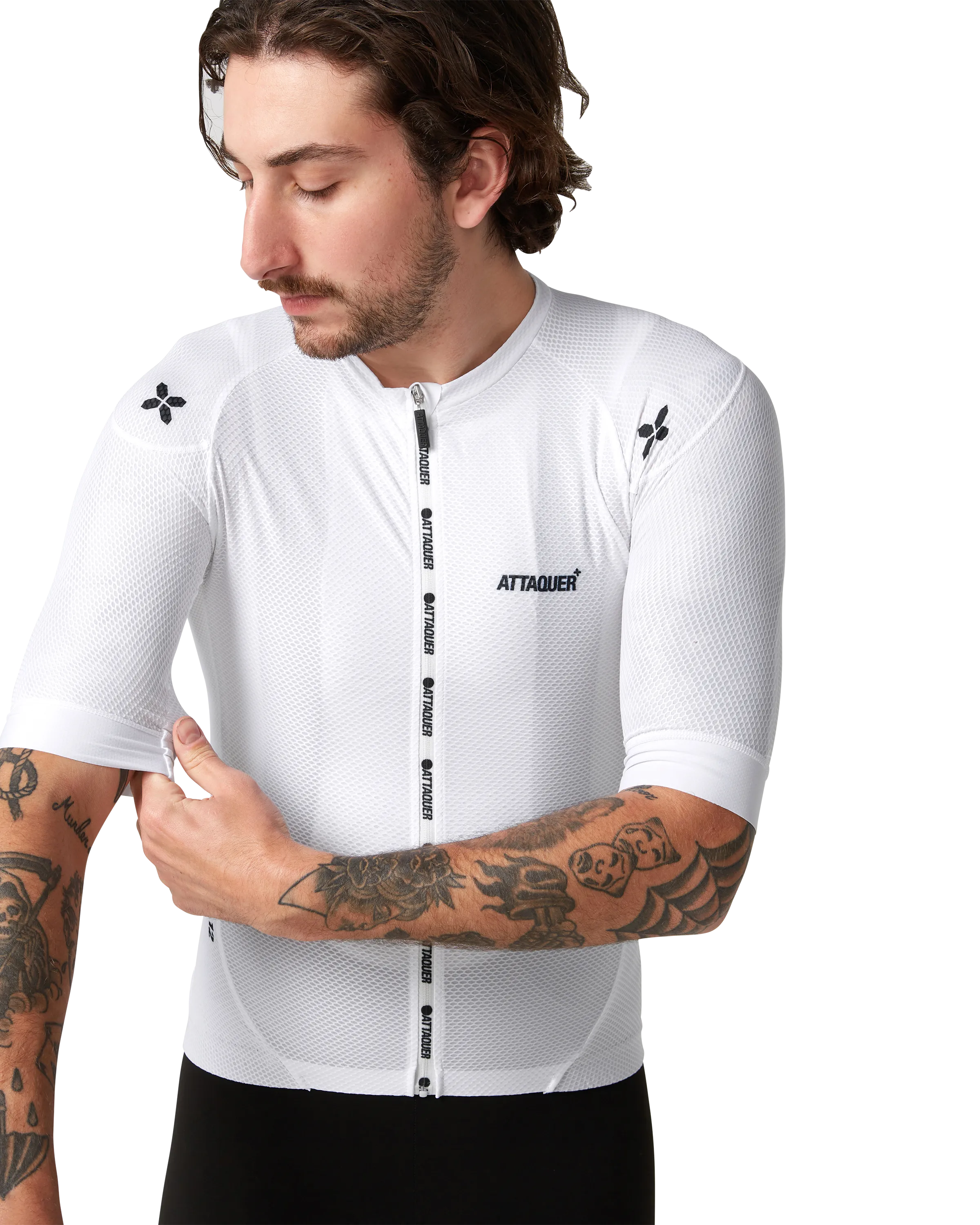 ULTRA: Climbers Jersey White-Attaquer-Attaquer
