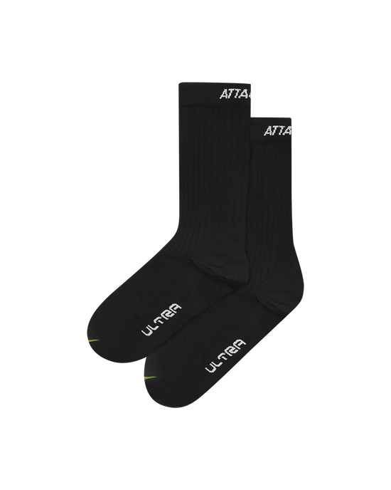 ULTRA: High Crew Socks Black