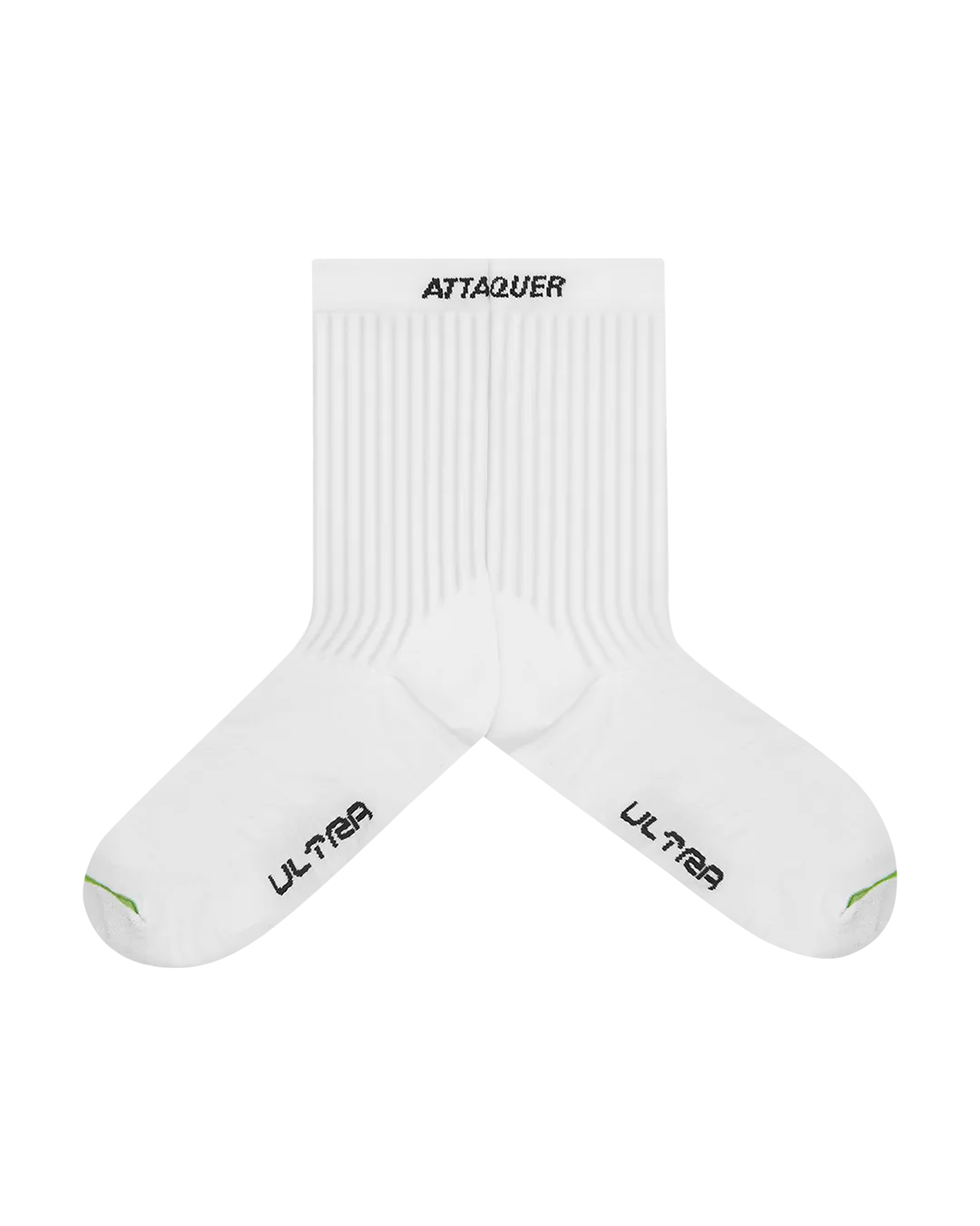 ULTRA: High Crew Socks White-Attaquer-Attaquer
