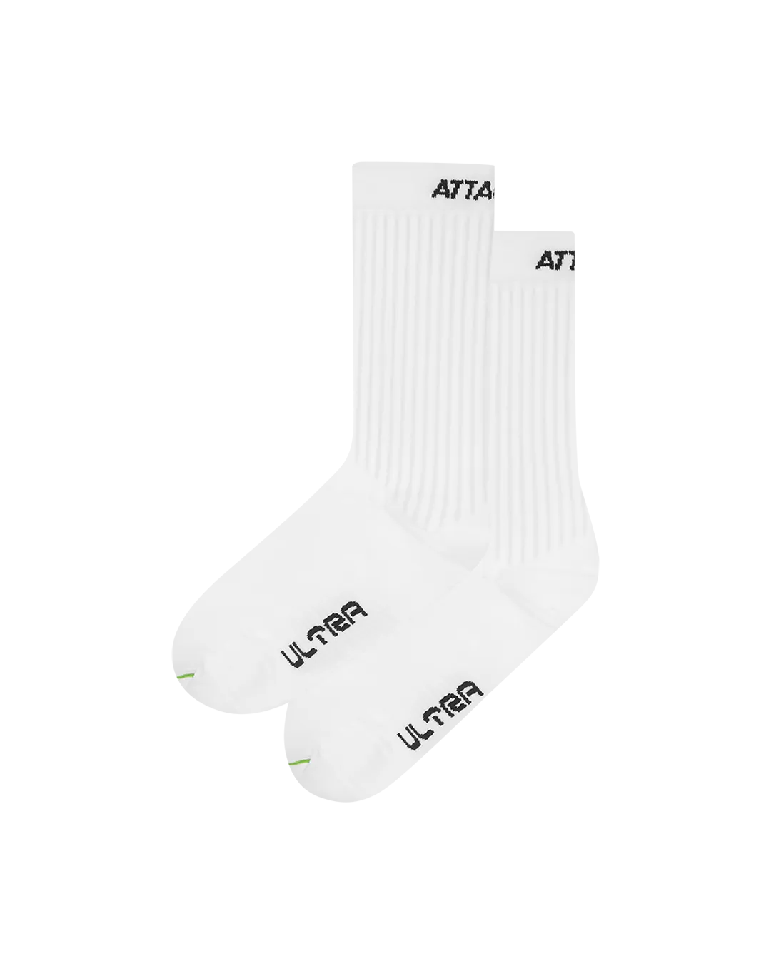 ULTRA: High Crew Socks White-Attaquer-Attaquer