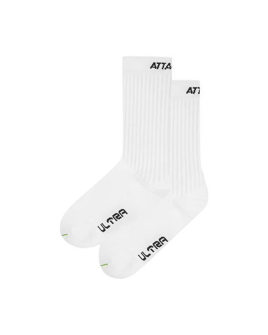 ULTRA: High Crew Socks White