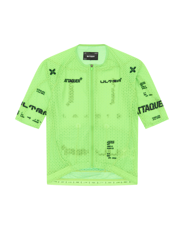 ULTRA CLIMBERS SS JERSEY GLOW GREEN