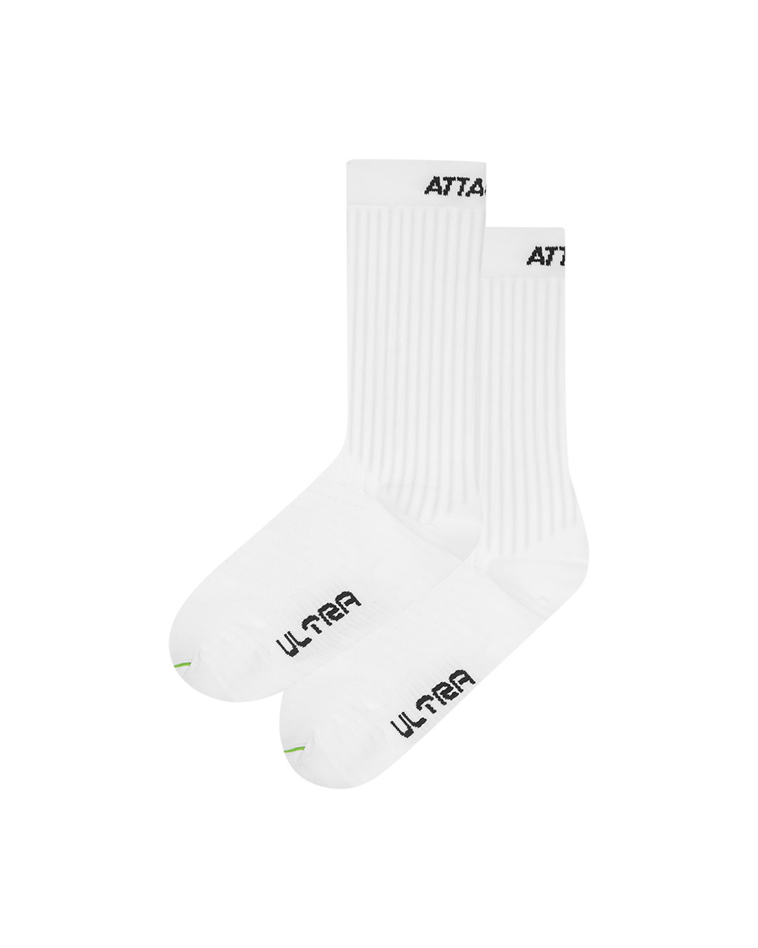 ULTRA: High Crew Socks White