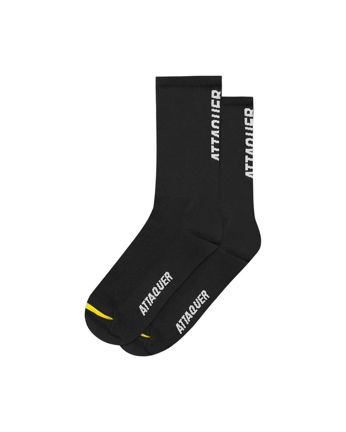 Attaquer Socks Vertical Logo Black feature display