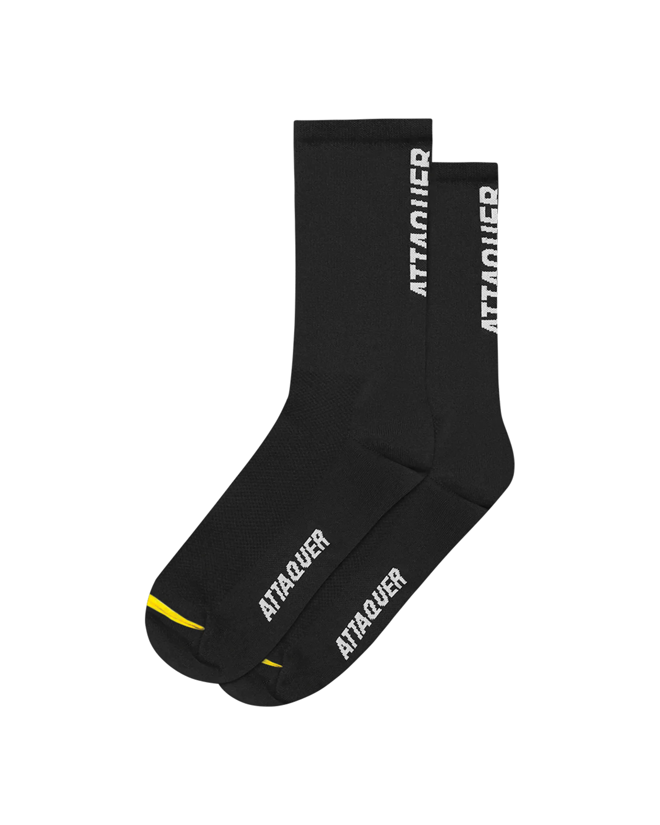 Attaquer Socks Vertical Logo Black feature display