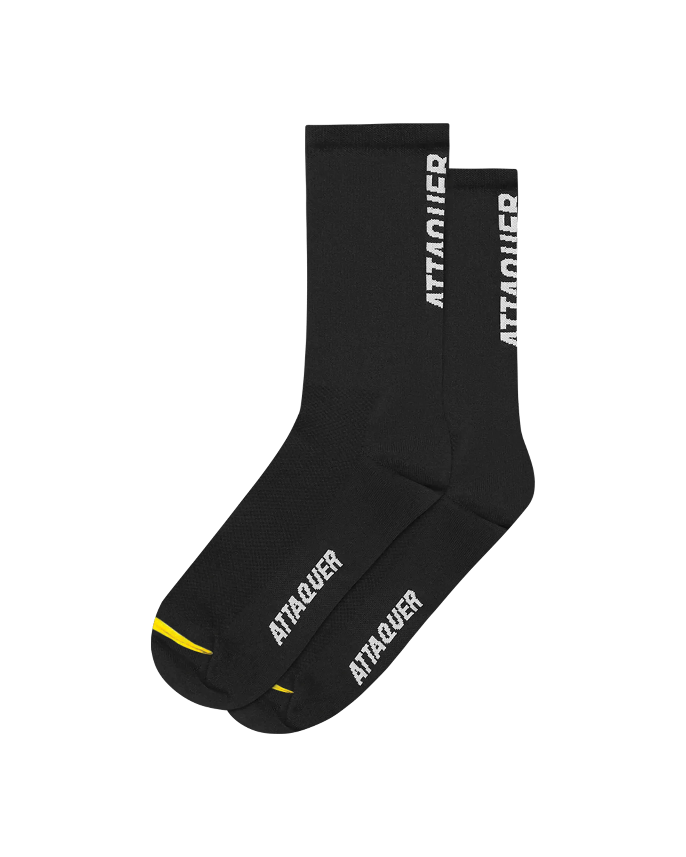 Attaquer Socks Vertical Logo Black feature display