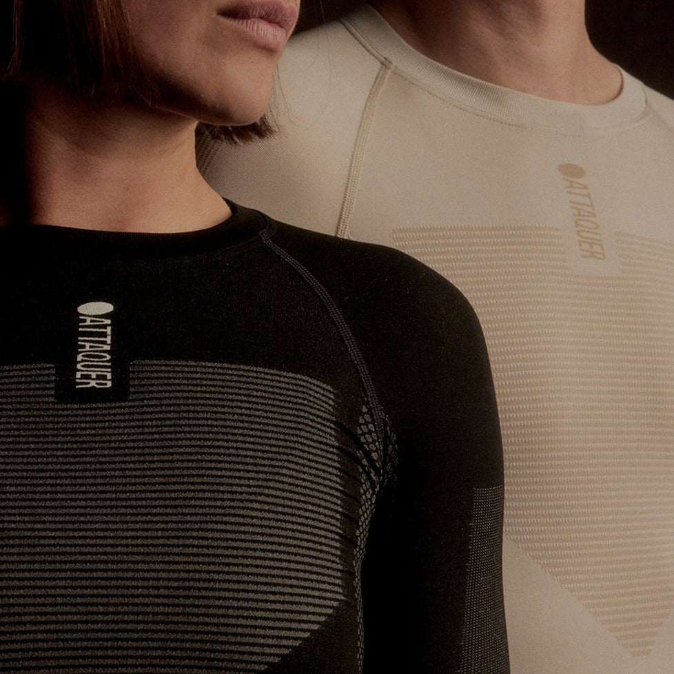 Winter Long Sleeved Base Layer Black-Attaquer-Attaquer