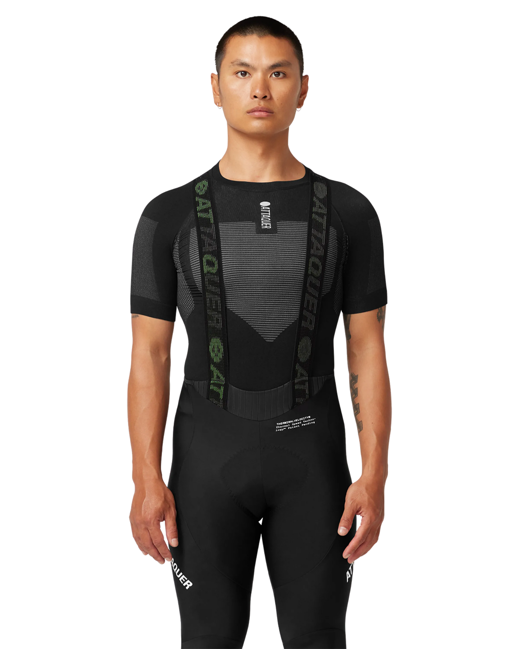 Winter Short Sleeved Base Layer Black-Attaquer-Attaquer