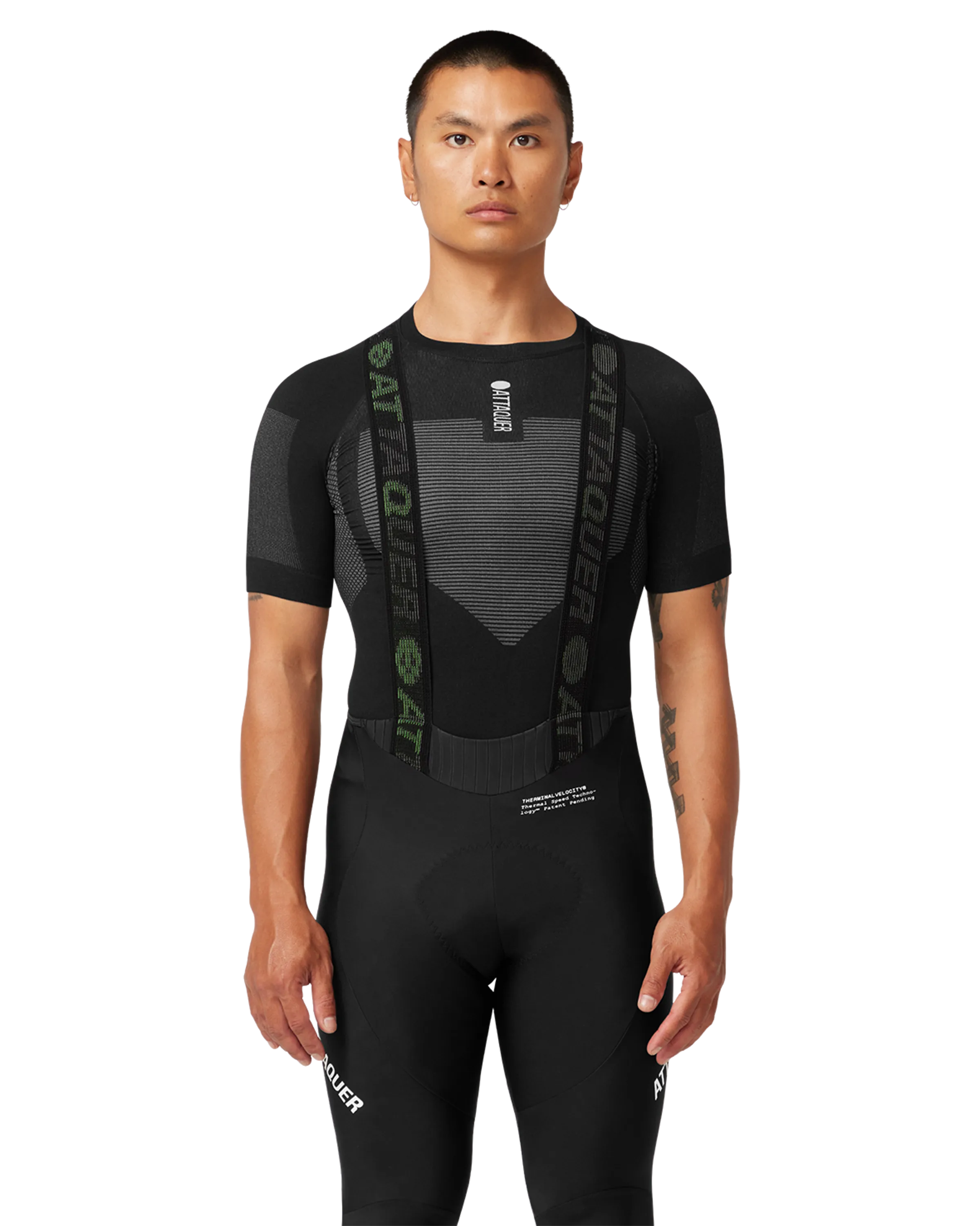 Winter Short Sleeved Base Layer Black-Attaquer-Attaquer