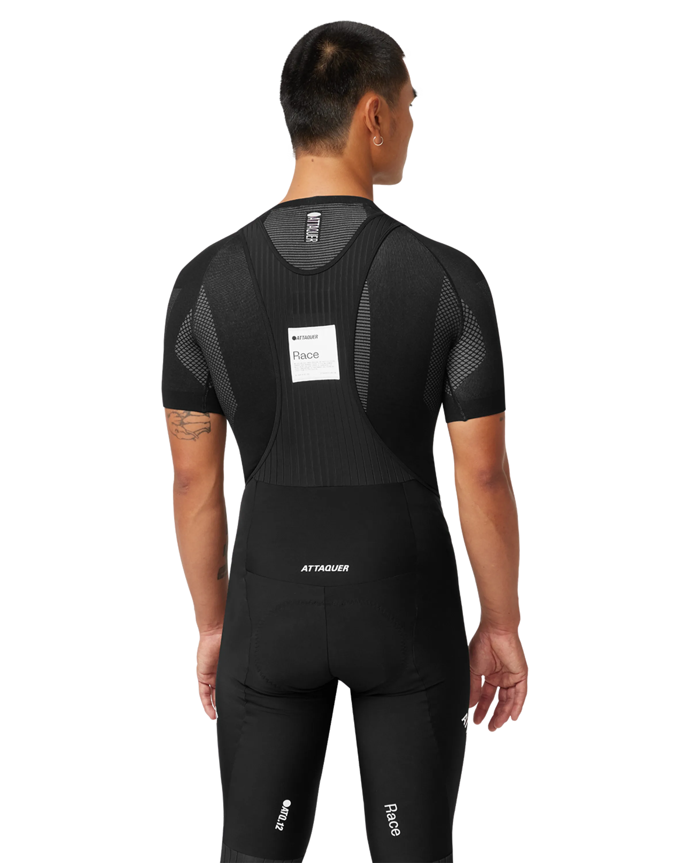 Winter Short Sleeved Base Layer Black-Attaquer-Attaquer