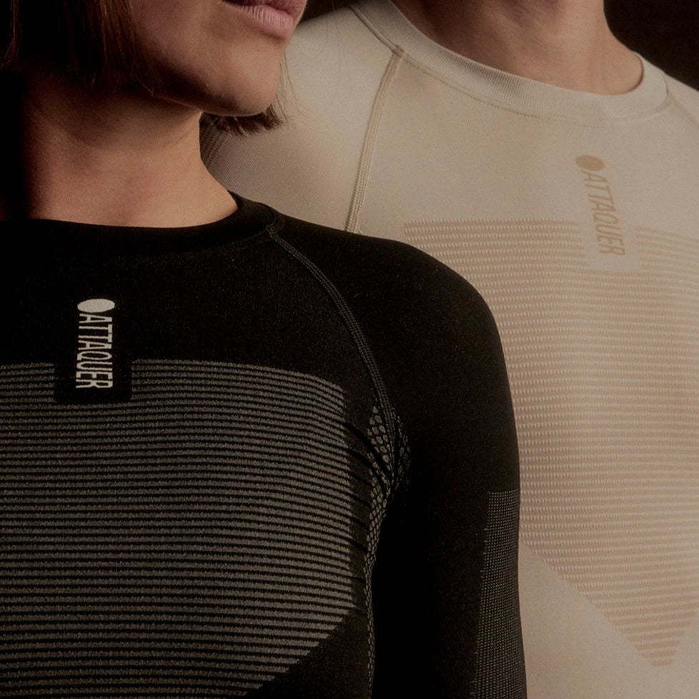 Winter Short Sleeved Base Layer Black-Attaquer-Attaquer