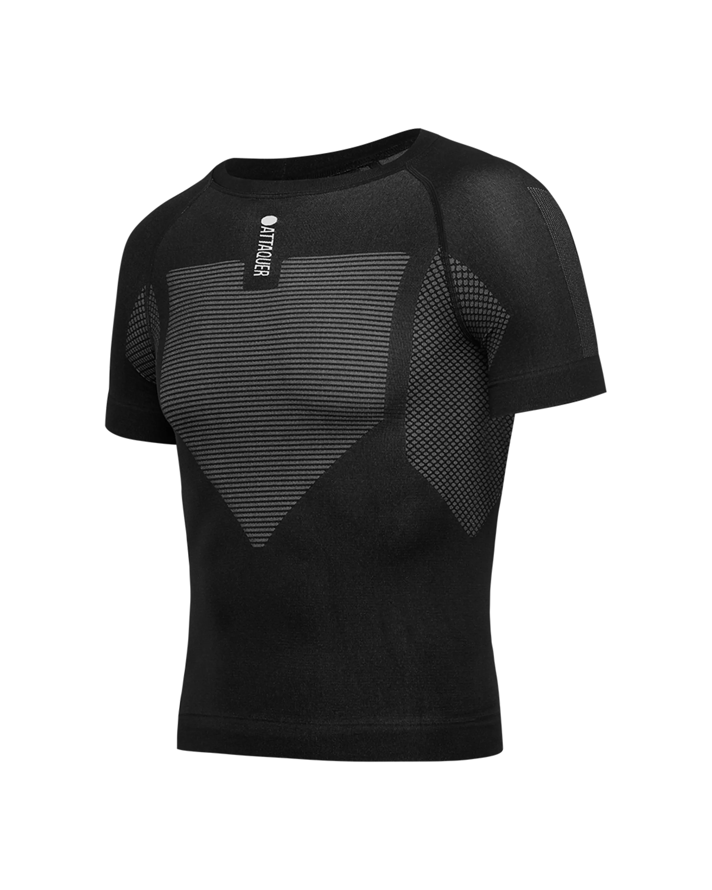 Attaquer Winter Short Sleeved Base Layer Black main feature display
