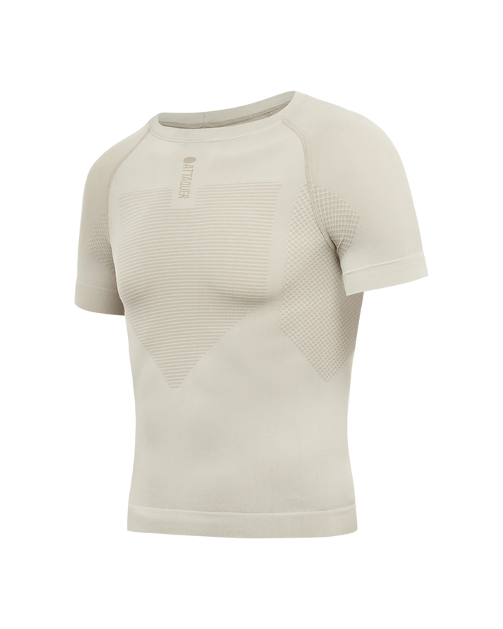 Attaquer Winter Short Sleeved Base Layer Eggshell main feature display