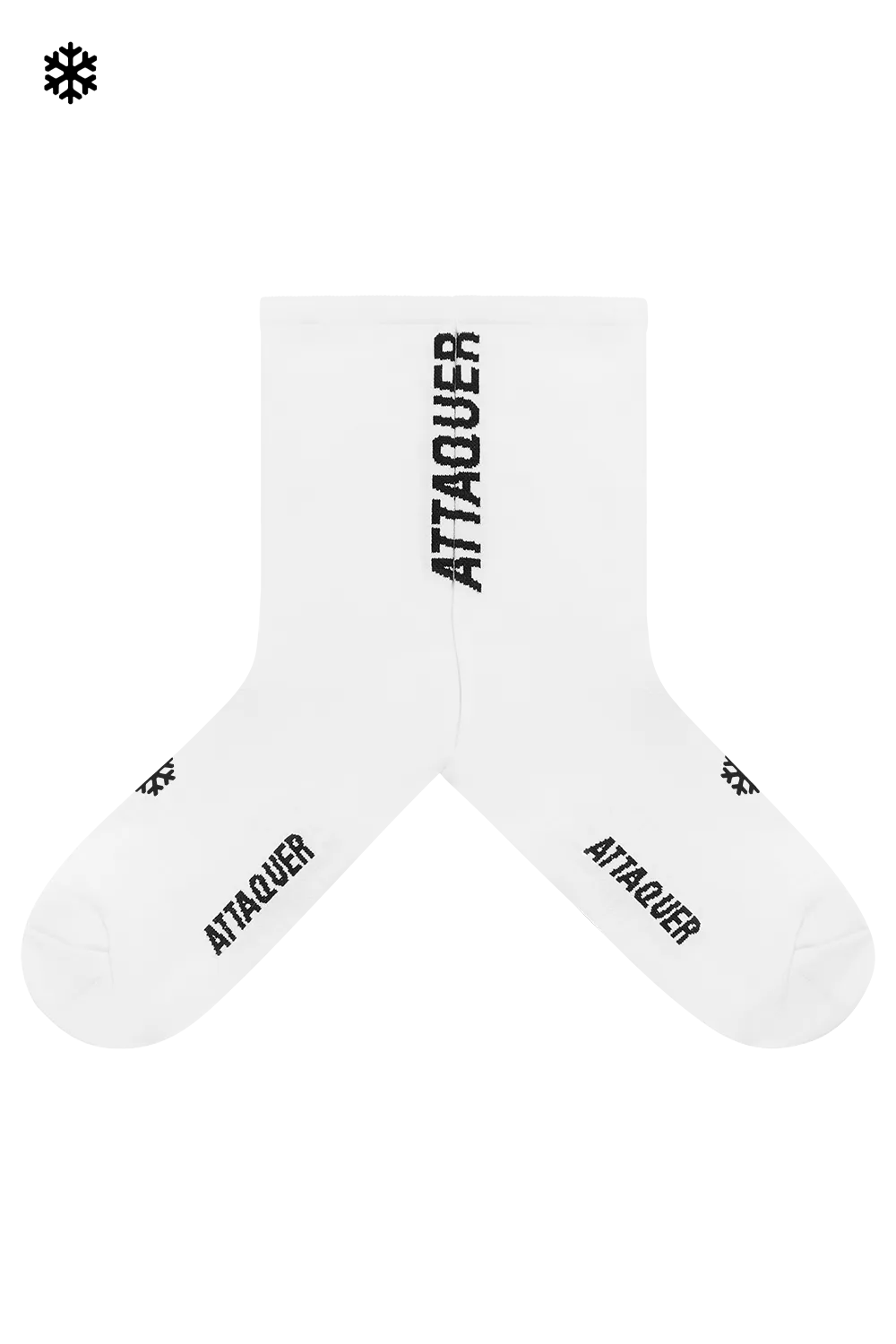 Attaquer Socks Winter White feature display