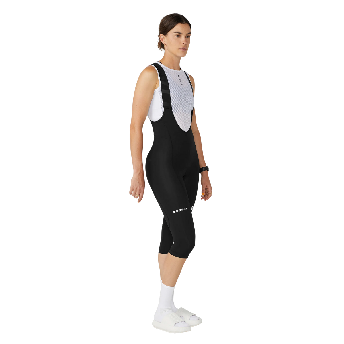 Womens All Day 3/4 Bib Black-Attaquer Dead Stock-Attaquer