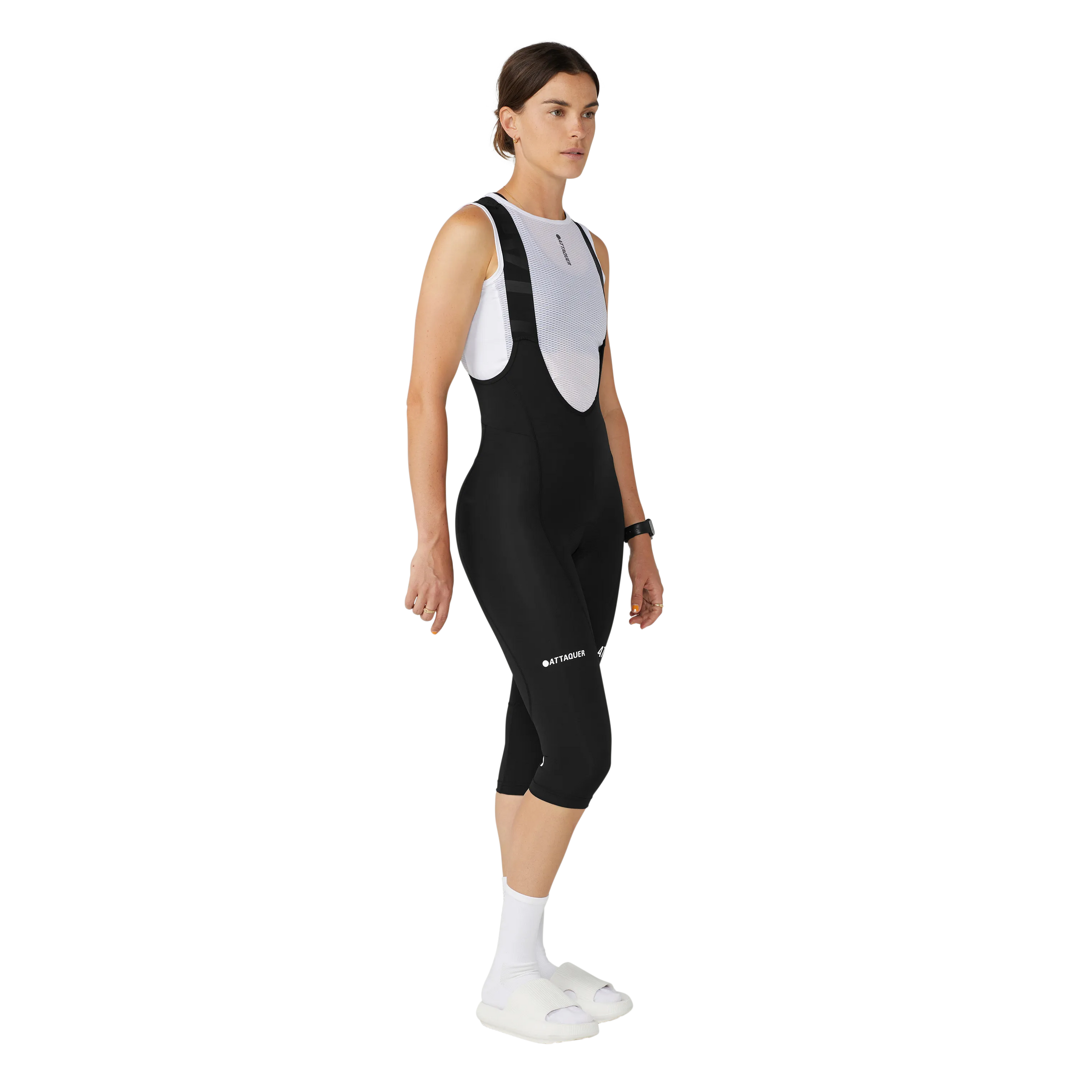 Womens All Day 3/4 Bib Black-Attaquer Dead Stock-Attaquer